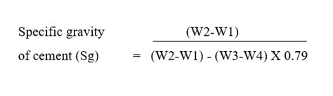 Specific Gravity Test of Cement - OkCivil