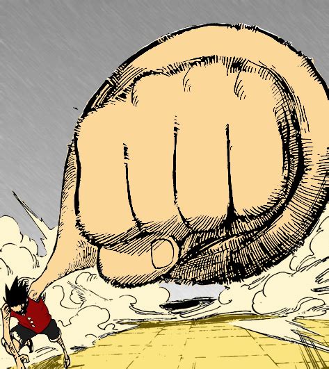 Luffy Punch third Gear by Potalas on DeviantArt