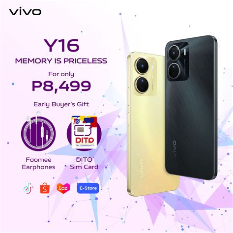 vivo officially launches the vivo Y16 in the Philippines