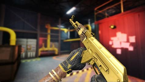 Csgo Ak-47 Gold Arabesque, Video Gaming, Gaming Accessories, In-Game Products on Carousell