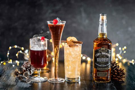 3 Bourbon Cocktails for Holiday Cheer - Ezra Brooks | Christmas cocktails recipes, Bourbon ...