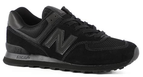 New Balance 574 Shoes - all black - Free Shipping | Tactics