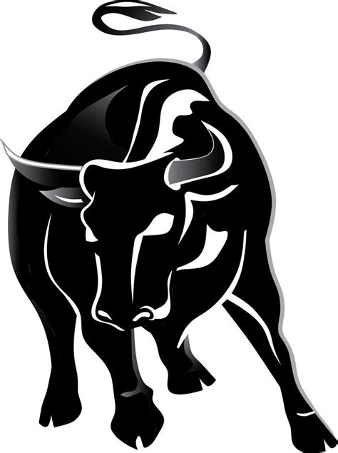 angry bull - Google 검색 | Bull art, Bull silhouette, Angry bull