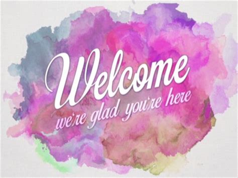 Easter Watercolor Welcome | Life Scribe Media | WorshipHouse Media