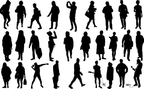 Human silhouettes png vector | Person silhouette, Silhouette people, Silhouette architecture