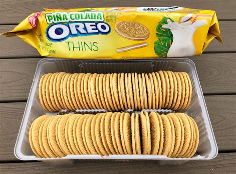 REVIEW: Nabisco Piña Colada Oreo Thins - Junk Banter