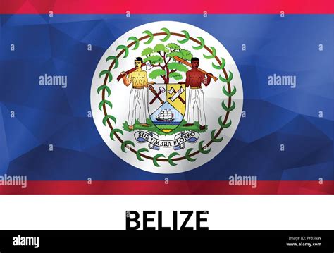 Belize flag design vector Stock Vector Image & Art - Alamy