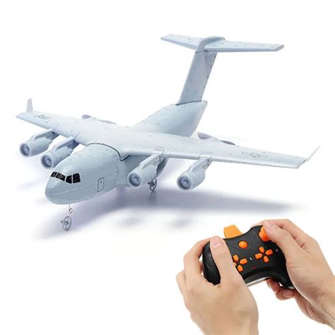 Rc Airplane Toys Kit Aircraft Transport Bomber 373mm Wingspan EPP DIY Mini RTF Flying Kids RC ...