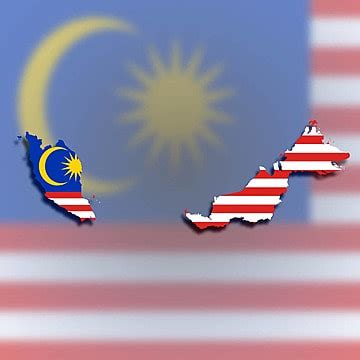 Map Of Malaysia Filled With Flag Art, Graphic, Icon, Asia PNG Transparent Image and Clipart for ...