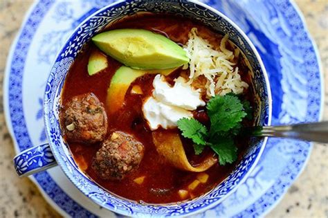 Meatball Tortilla Soup from @Ree Drummond | The Pioneer Woman # ...