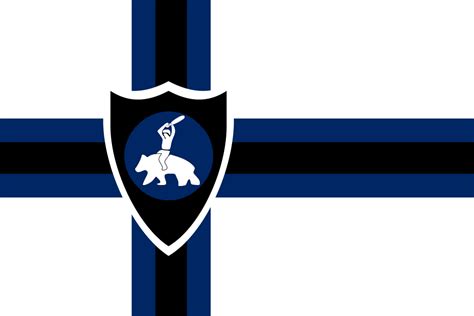 Flag for Greater Finland, a fascist Finland (made for HOI4) : r/vexillology