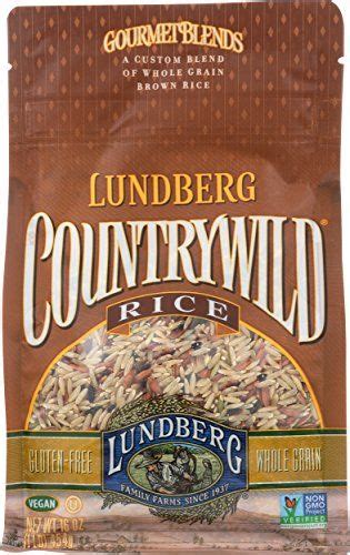 Lundberg Family Farms Country Wild Rice, 16 Ounce | Whole grain brown rice, Brown rice, Long ...