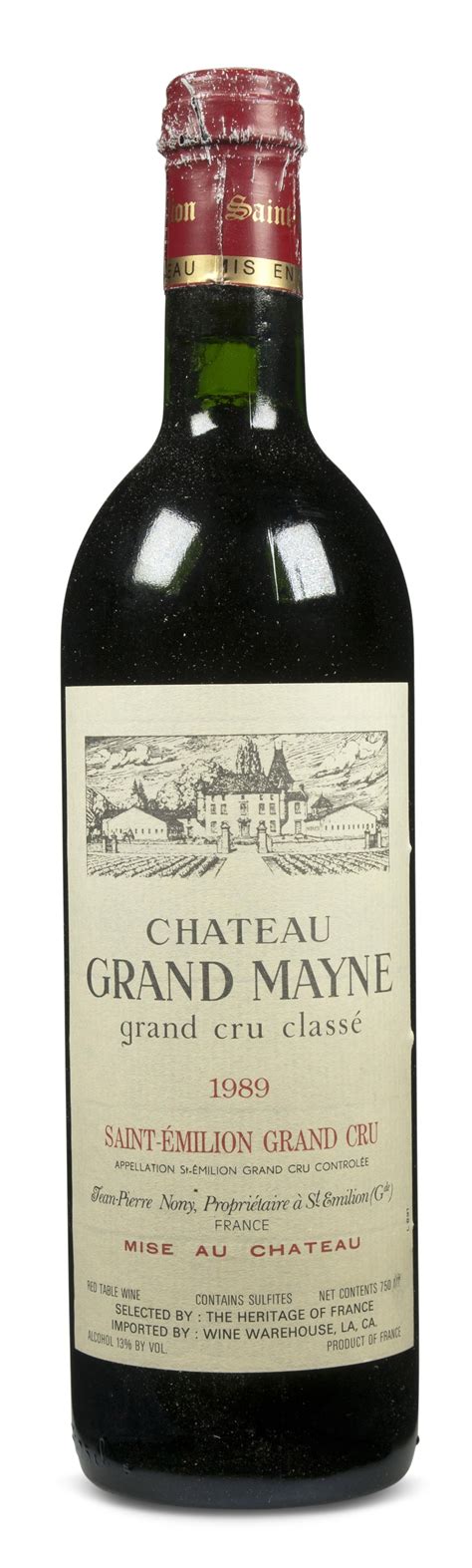 Château Grand Mayne 1989, Oxidized and nicked capsules | Christie’s