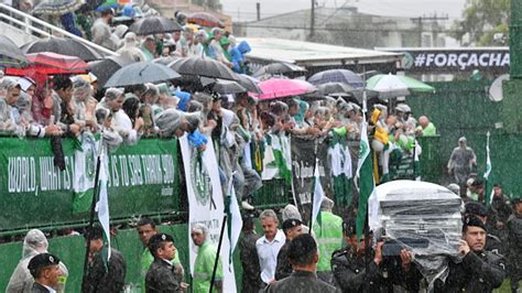 Grieving Brazilian town honours plane crash victims | World News | Sky News