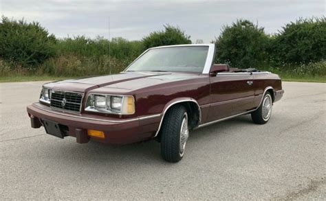 Rust-Free Droptop: 1986 Dodge 600 Convertible | Barn Finds