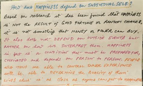 How HAPPINESS depends on INDIVIDUAL SELF? - Pile On Motivation