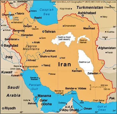 Iran Politics Club: Iran Political Maps 11: Middle East, Caspian Sea ...