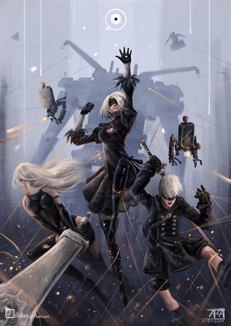 Nier: Automata Fan-Art || Gallery is just incomplete without an artwork of Nier Automata ...