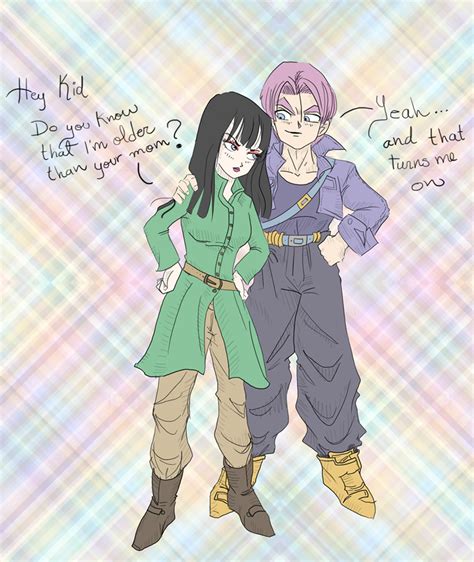 Trunks and Mai by violetatranceart on DeviantArt