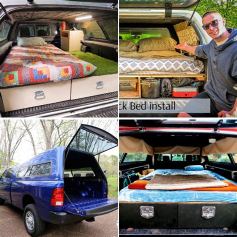 15 Homemade DIY Truck Bed Camper Designs