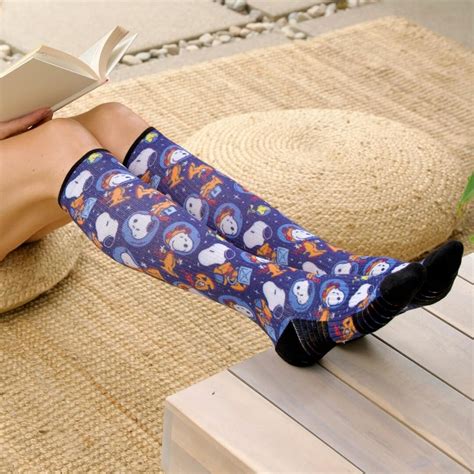 Space Snoopy Socks - Graduated Compression | Viasox