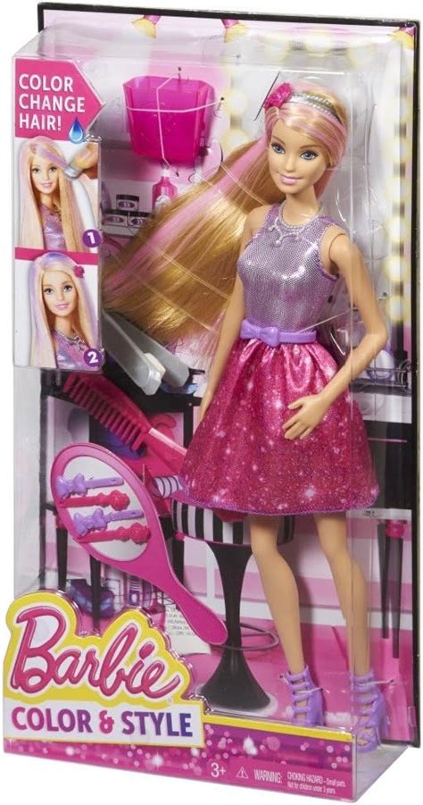 Amazon.com: Barbie Hair Color and Style Doll : Toys & Games