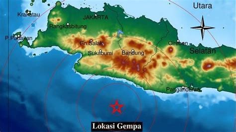 2 Gempa Hari Ini di Jawa Barat Mengguncang Bandung dan Garut, Pusat Gempa di Laut, Ini Kata BMKG ...