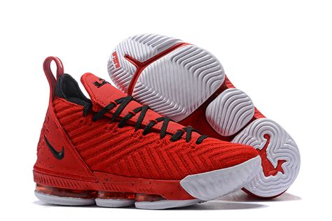 Men's LeBron 16 Shoes LeBron James Red Basketball Shoe - Men