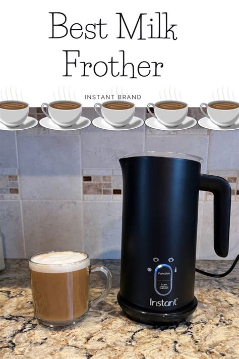 Instant Milk Frother, 4-in-1 Electric Milk Steamer, 10oz/295ml Automatic Hot and Cold Foam Maker ...