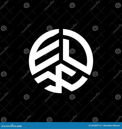 EDX Letter Logo Design on White Background. EDX Creative Initials Letter Logo Concept Stock ...