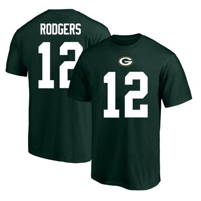 Nfl Green Bay Packers Men's Aaron Rodgers Big & Tall Short Sleeve ...