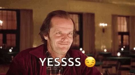 Jack Nicholson Shining GIF - Jack Nicholson Shining Yes - Discover & Share GIFs