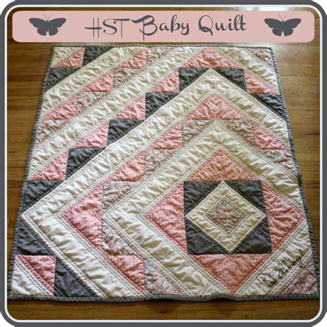 Free Tutorial - HST Baby Quilt by Rikka