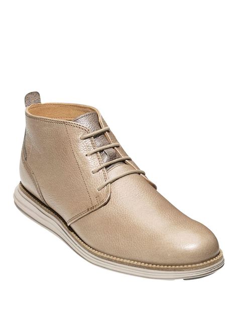 Lyst - Cole Haan Original Grand Leather Chukka Boots in Natural for Men