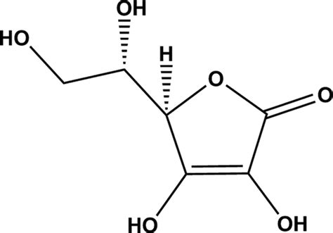 Structure of L-ascorbic acid (Picture derived from Wikipedia.... | Download Scientific Diagram