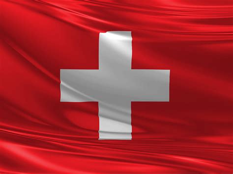 Die Flagge der Schweiz 014 - Hintergrundbild