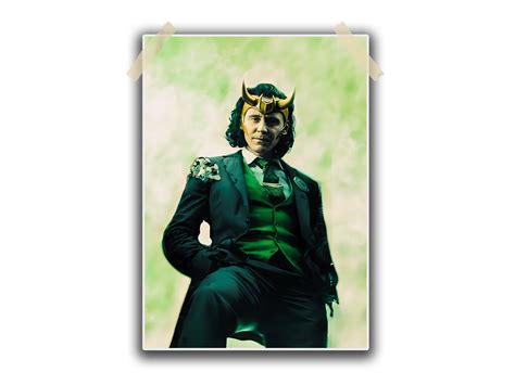 Loki President Variant Single Poster | 13×19 inches | 300 GSM | Laminated – Drapster