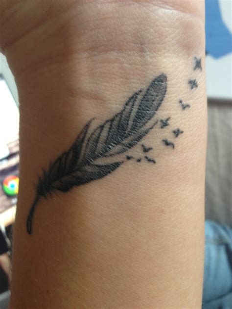 Feather Wrist Tattoo Designs, Ideas and Meaning - Tattoos For You