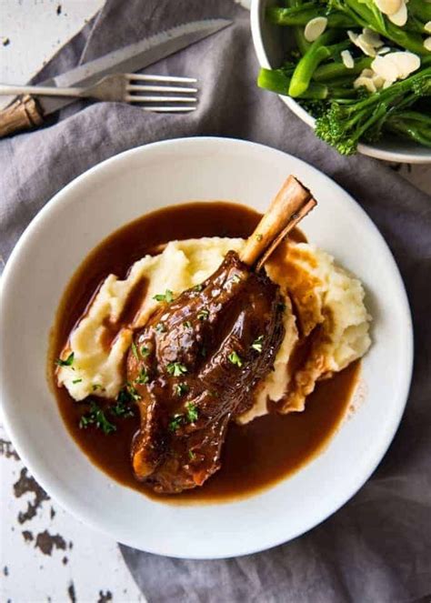 Port Braised Lamb Shanks | RecipeTin Eats