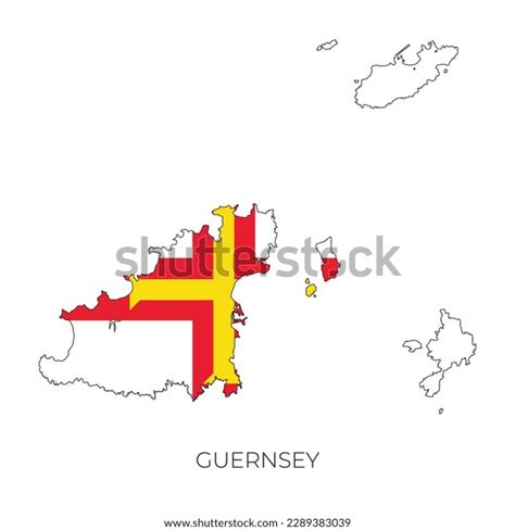 Guernsey Map Flag Detailed Silhouette Vector Stock Vector (Royalty Free) 2289383039 | Shutterstock