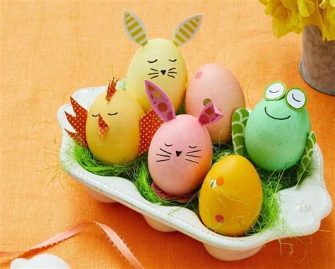 13 huevos de Pascua para decorar con los más pequeños