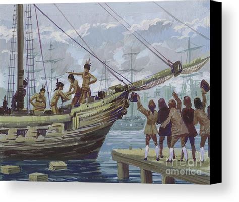 Boston Tea Party Painting at PaintingValley.com | Explore collection of ...