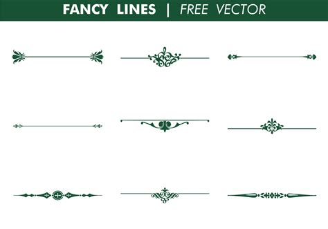 Decorative Fancy Lines Vector | Doodle frame, Decorative lines, Doodle frames