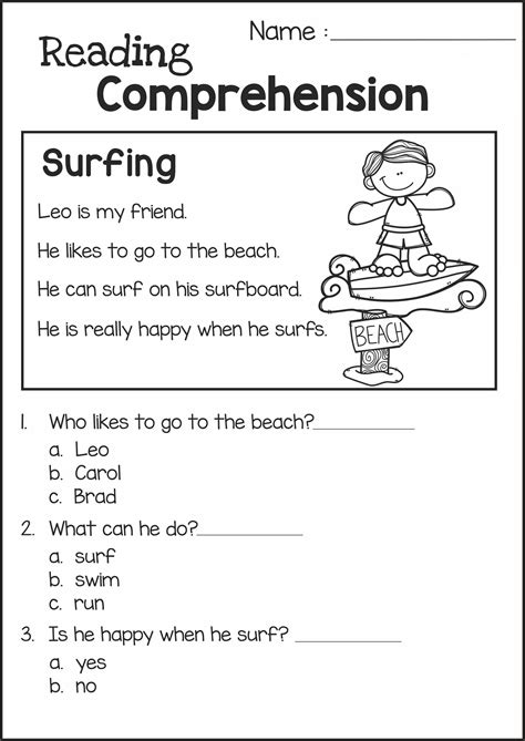 2nd Grade Reading Worksheets - Best Coloring Pages For Kids