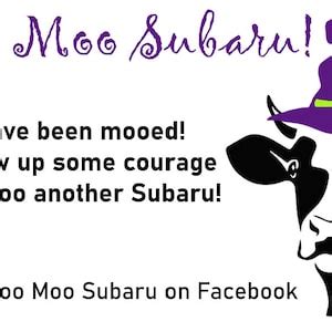 MOO MOO SUBARU Tags - Etsy