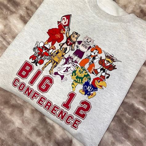 Big 12 Mascots Vintage Shirt - Etsy