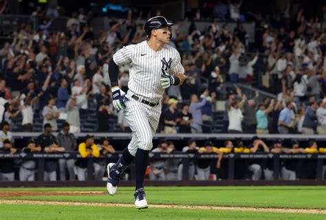 'He's tied The Babe!': Yankees star Aaron Judge hits 60th homer | Here ...