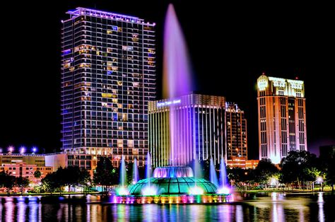 Lake Eola Fountain Photograph by Bill Dodsworth - Fine Art America