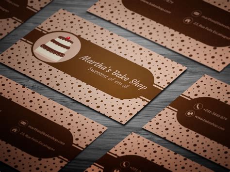 10+ FREE Professional Bakery Business Cards Templates on Student Show