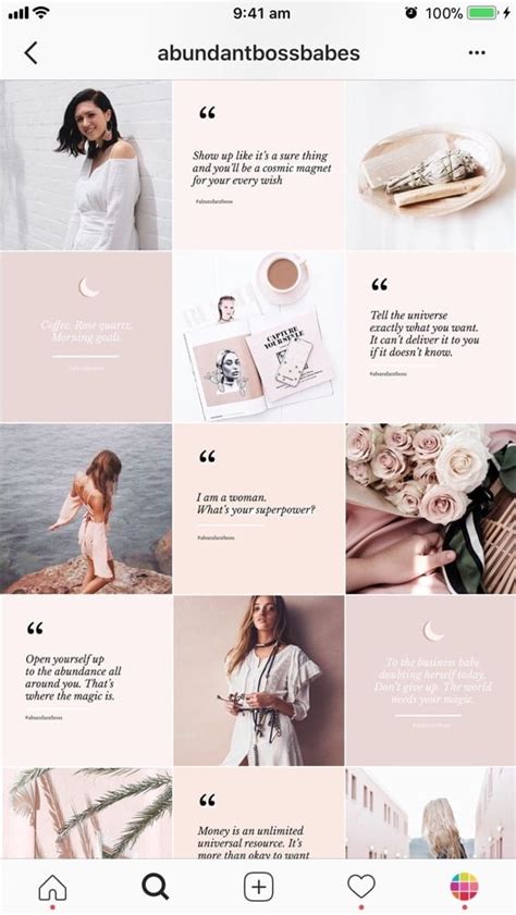 Aesthetic instagram grid layout - grestorage